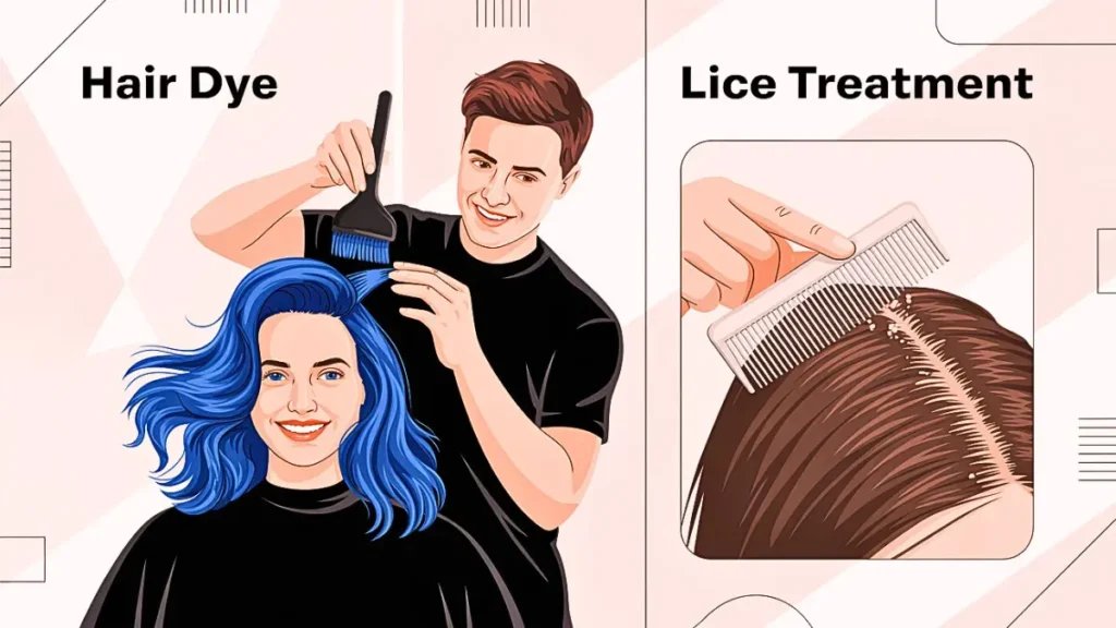 hair dye and lice